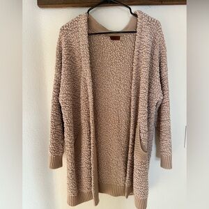 POL Textured Cream Cardigan
